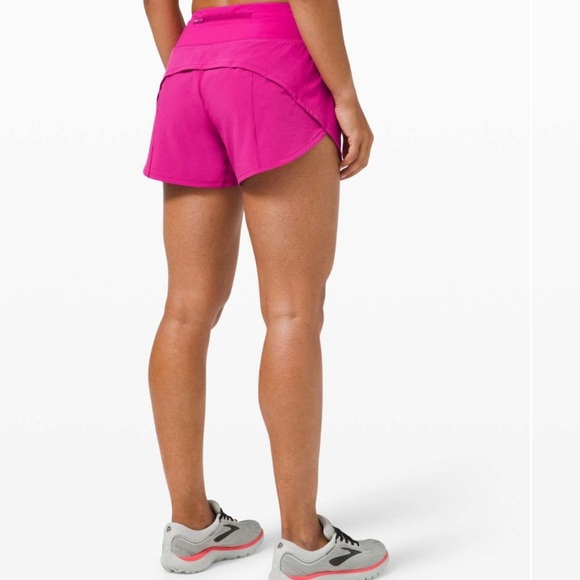 Lululemon Speed Up Short Long *4" Updated Fit, Ripened Raspberry size 14 - Picture 2 of 8
